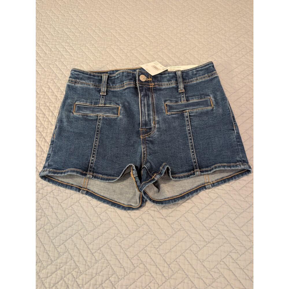 NWT American Eagle Jean Shorts Women's 2 Micro Short Next Level Stretch (0438)